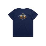 Taranaki OG Kids Tee Striking Blue Back